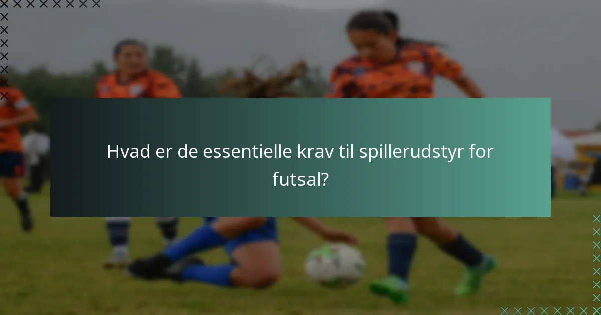 Hvilke sikkerhedsstandarder skal futsaludstyr opfylde?