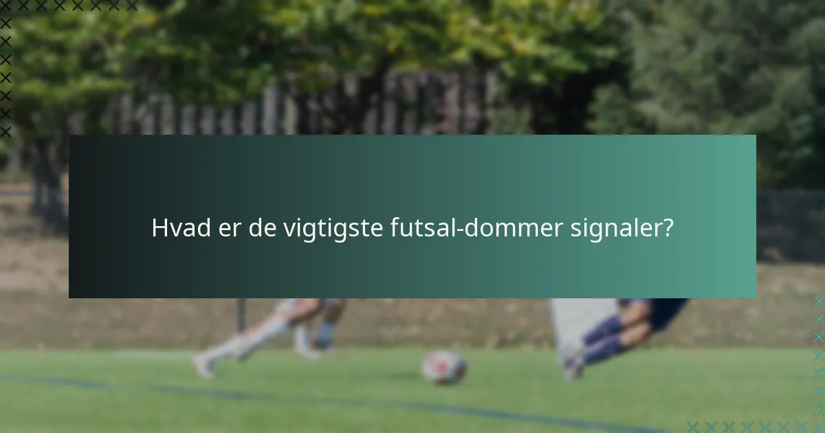 Hvorfor er klarhed vigtig i dommersignaler?