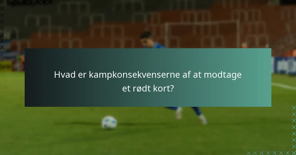 Hvordan sammenlignes reglerne for røde kort i futsal med andre sportsgrene?