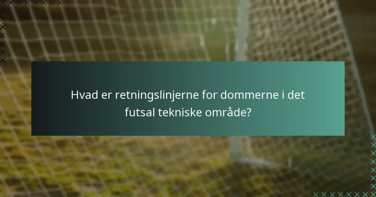 Hvordan interagerer spillere inden for det futsal tekniske område?