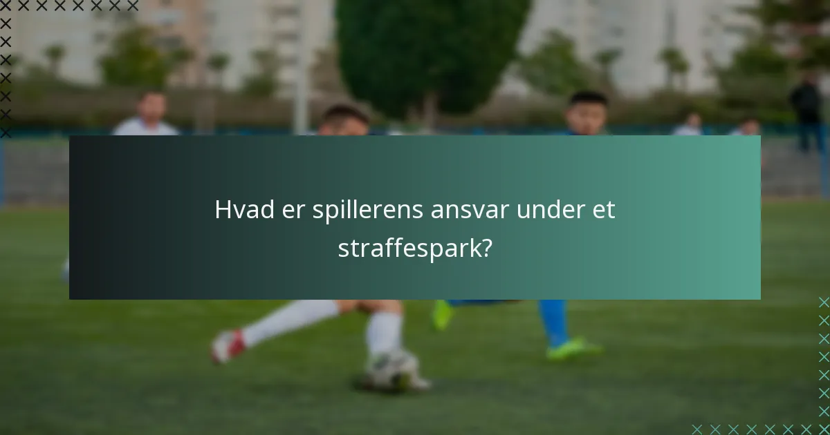 Hvilke retningslinjer følger dommere under et straffespark?
